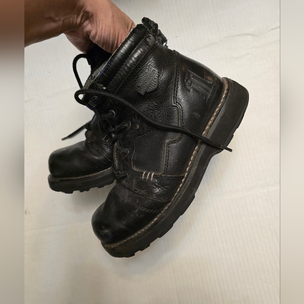 Harley-Davidson Black Leather Men's Boots